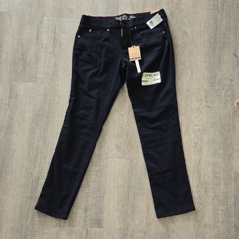U.S. Polo Assn. Women's Dark Blue Straight Leg Jeans